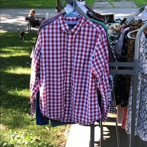 Men’s large long sleeved button-up dress shirts